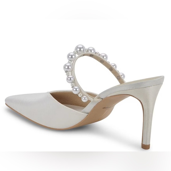 Dolce Vita Kanika Pearl Heels Ivory Stiletto Pumps Size 9.5 - Picture 2 of 14